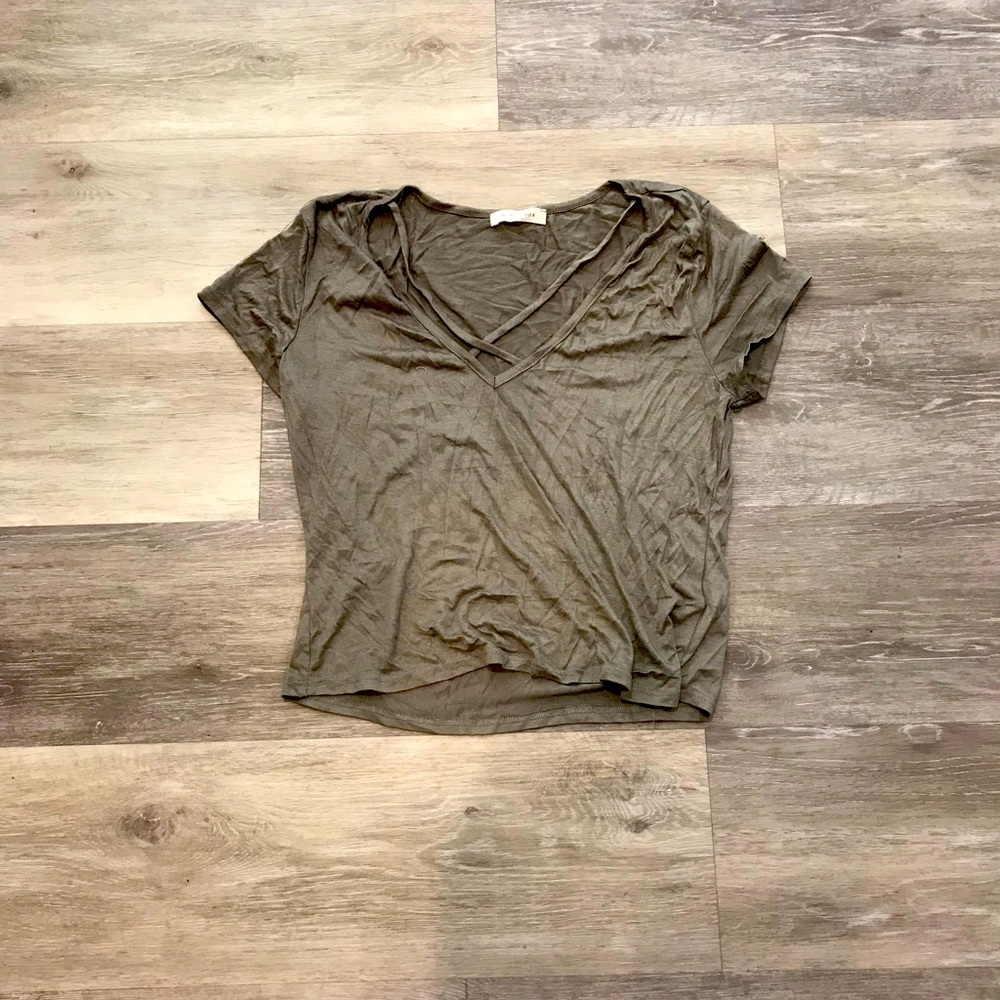 Gray blouse